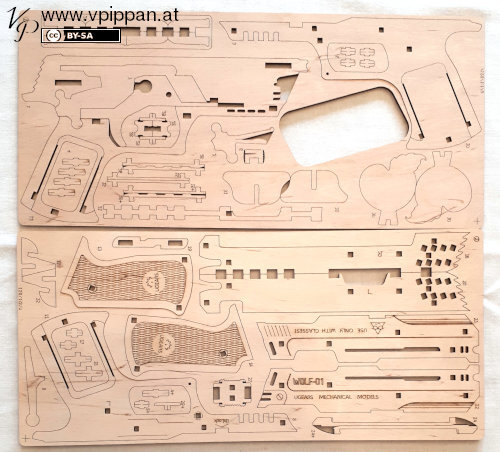 UGEARS Wolf-01 Handfeuerwaffe